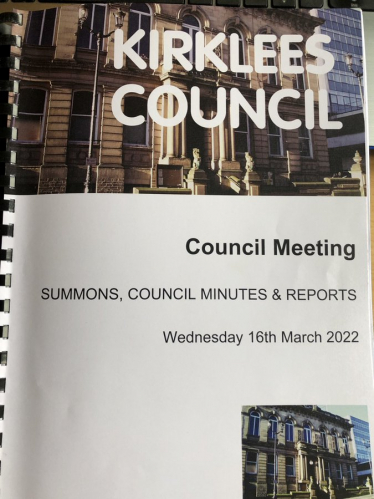Kirklees Council  meeting