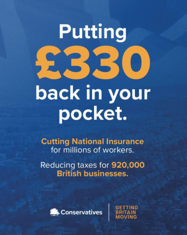 Conservatives national insurance cut Mark Eastwood 